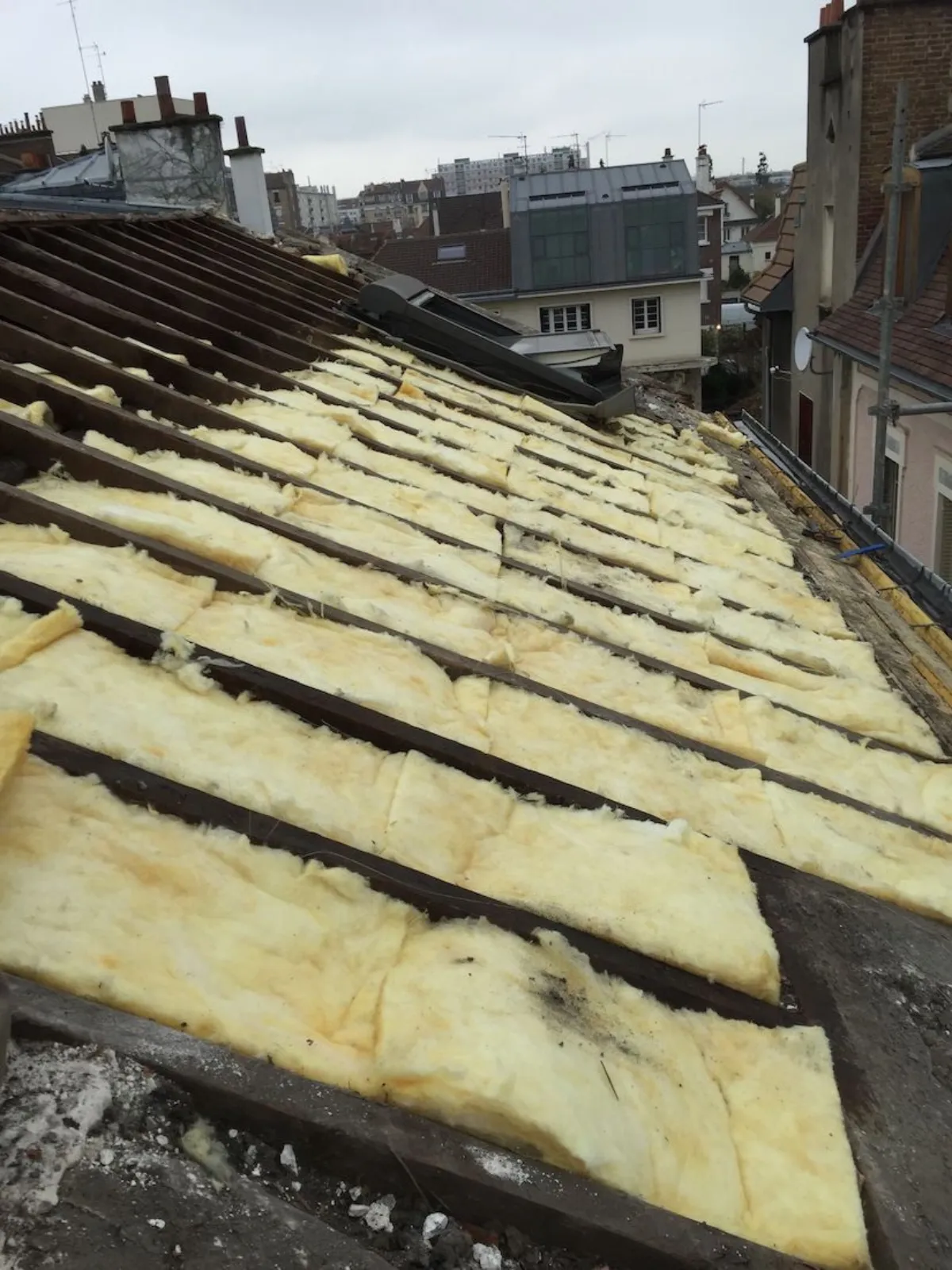 Isolation toiture tuiles Val-de-Marne 94