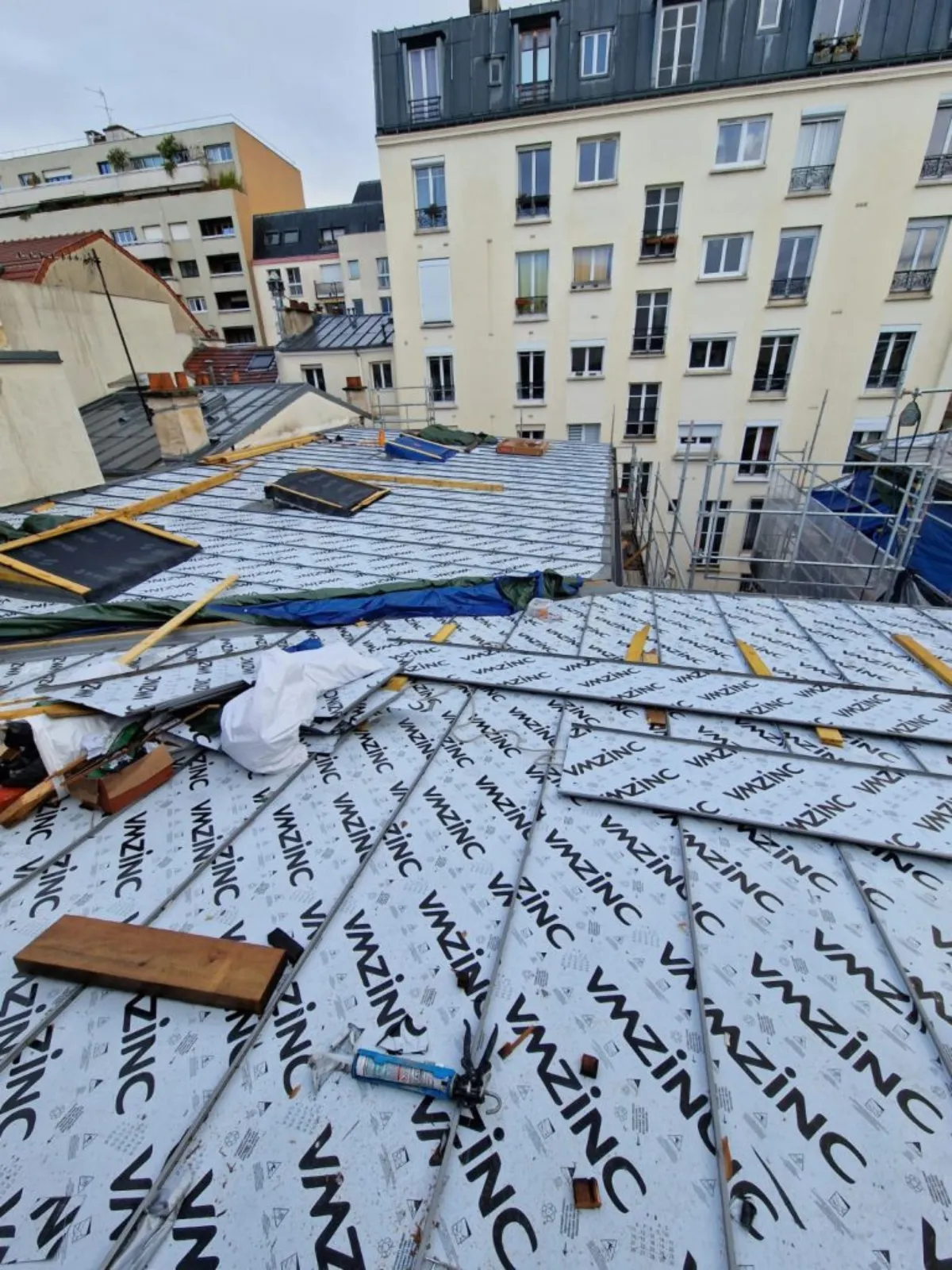 Isolation toiture zinc Val-de-Marne 94