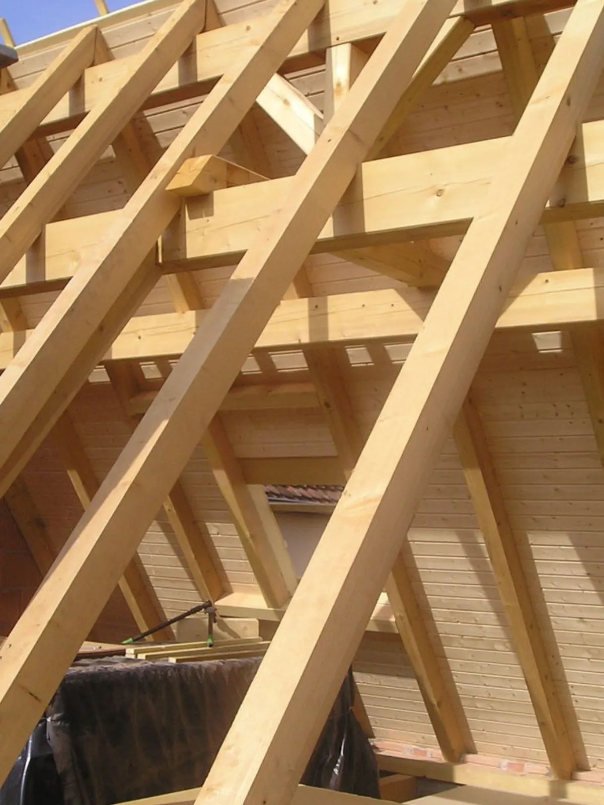 Travaux charpente bois 94